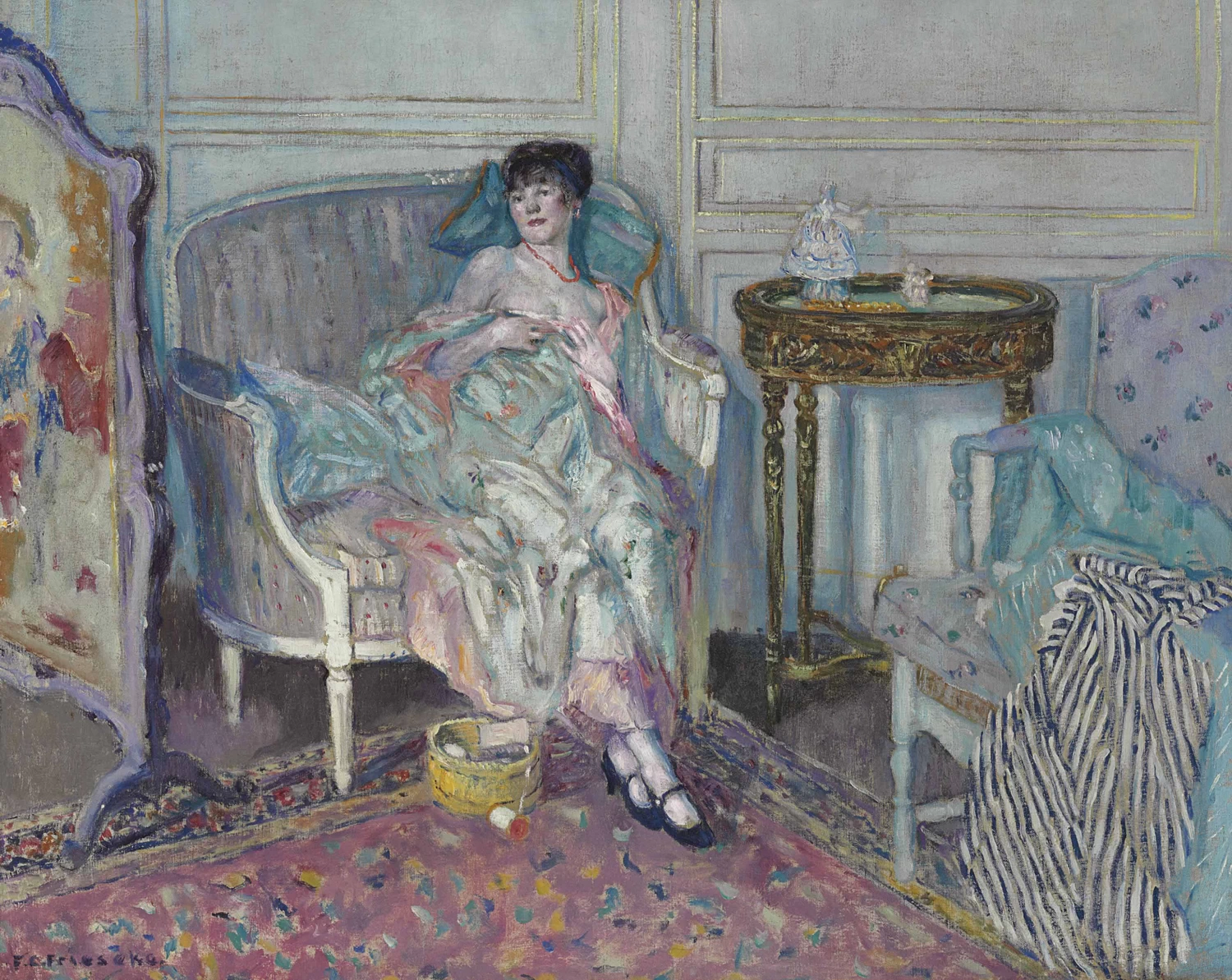 Nel boudoir, 1914 c. - Los Angeles County Museum of Art